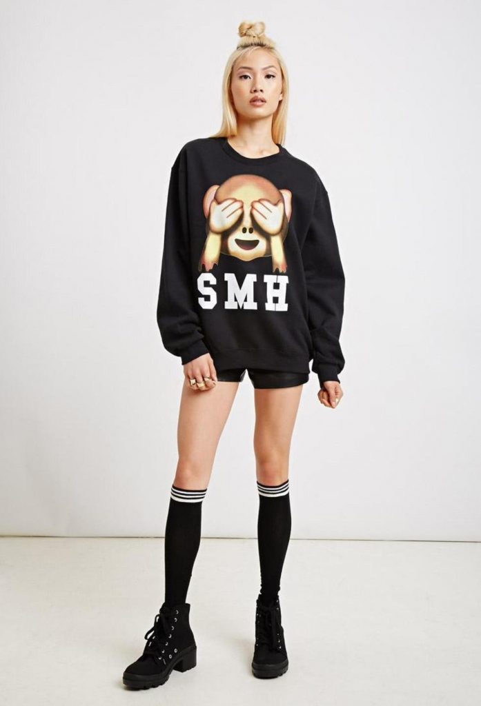 black-slash-multi-forever21-reason-smh-emoji-sweatshirt-screen