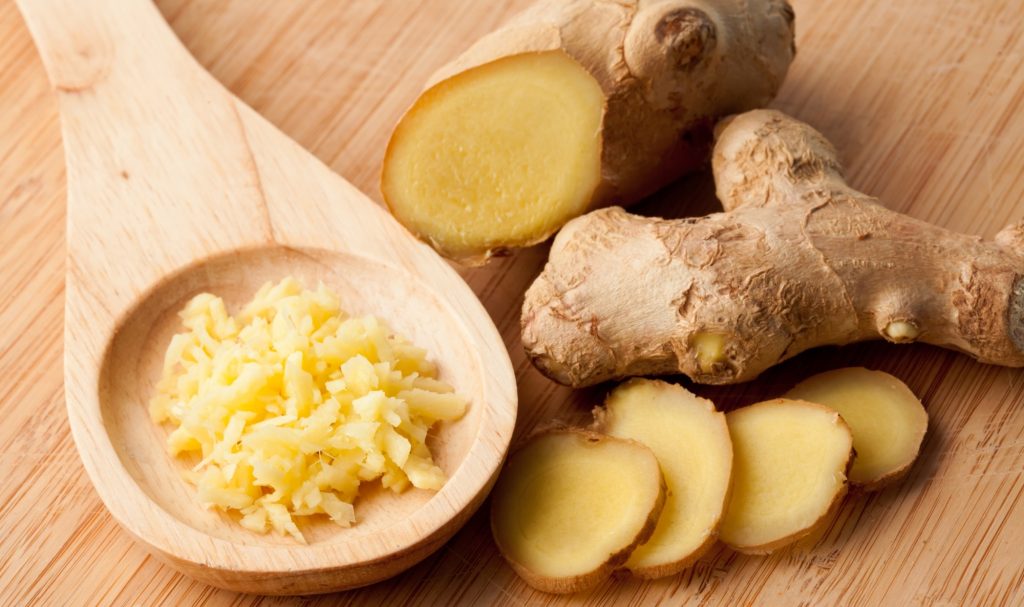 Different forms of ginger