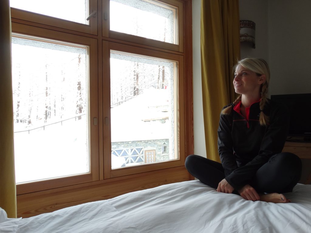 Francesca Leto neve cervinia Saint Hubertus Resort