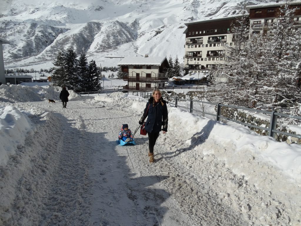 Francesca Leto neve cervinia